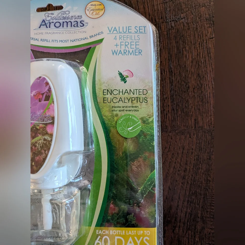 NEW GOLDESSENCE AROMAS HOME FRAGRANCE CAPTIVATING ORCHID & ENCHANTED EUCALYPTUS